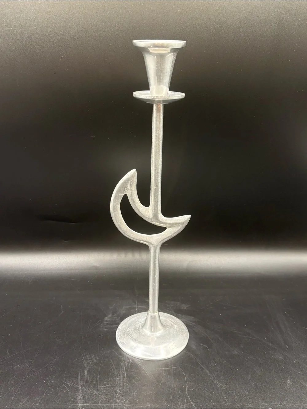 Vintage Soler Arumi Hecho En Mexico Celestial Candlestick Holder Sun Moon Star